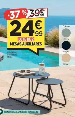 Centrakor Mesas auxiliares oferta