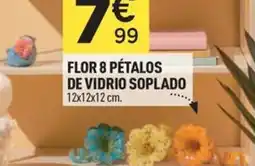 Centrakor Flor 8 pétalos de vidrio soplado oferta