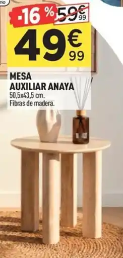 Centrakor Mesa auxiliar anaya oferta