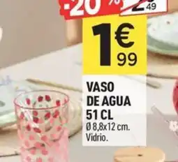 Centrakor Vaso de agua oferta