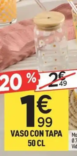 Centrakor Vaso con tapa oferta