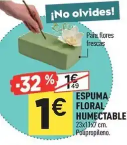 Centrakor Espuma floral humectable oferta