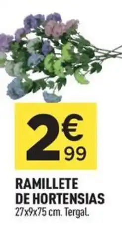 Centrakor Ramillete de hortensias oferta