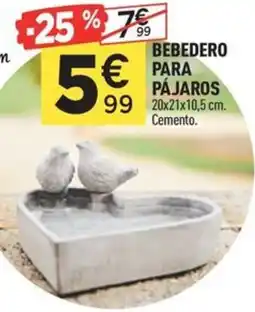 Centrakor Bebedero para pájaros oferta