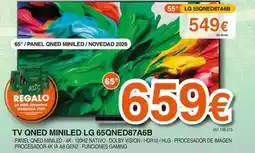 Expert Lg - tv qned miniled 65qned87a6b 65/novedad 2026, 55 55qned87a6b oferta