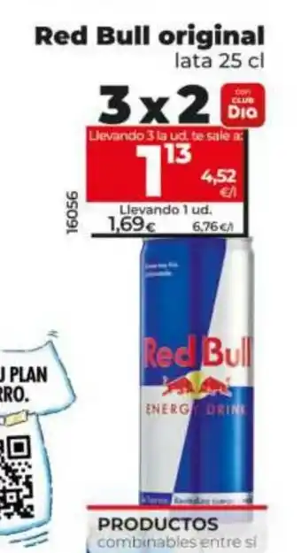 Maxi Dia RED BULL original oferta