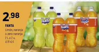 FANTA Limón, naranja o zero naranja