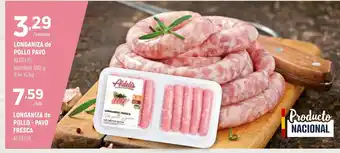 Coviran ALDELIS Longaniza de pollo pavo oferta