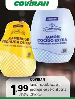 Coviran COVIRAN Jamón cocido extra o pechuga de pavo al corte oferta
