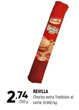 Coviran REVILLA Chorizo extra Tradición al corte oferta