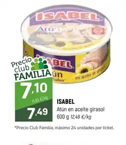 Coviran ISABEL Atún en aceite girasol oferta