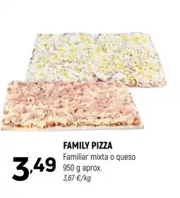Coviran FAMILY PIZZA Familiar mixta o queso oferta