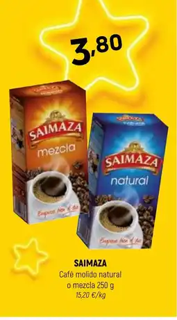 Coviran SAIMAZA Café molido natural o mezcla oferta
