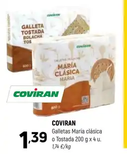 Coviran COVIRAN Galletas María clásica o Tostada oferta