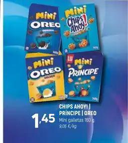 Coviran CHIPS AHOY! | PRÍNCIPE | OREO Mini galletas oferta