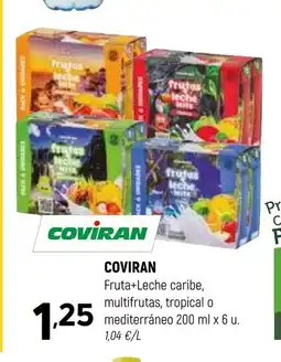 Coviran COVIRAN Fruta+Leche caribe, multifrutas, tropical o mediterráneo oferta