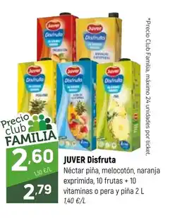 Coviran JUVER Disfruta Néctar piña, melocotón, naranja exprimida, 10 frutas +10 vitaminas o pera y piña oferta