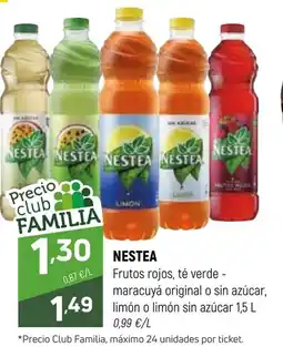 Coviran NESTEA Frutos rojos, té verde- maracuyá original o sin azúcar, limón o limón sin azúcar oferta