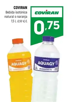 Coviran COVİRAN Bebida isotónica natural o naranja oferta