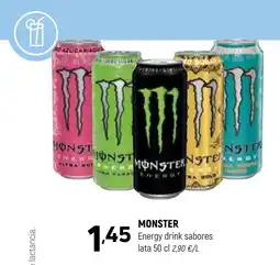 Coviran MONSTER Energy drink sabores lata oferta