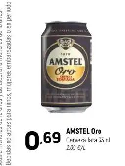 Coviran AMSTEL Oro Cerveza lata oferta