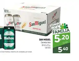 Coviran SAN MIGUEL Cerveza lata oferta