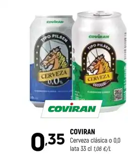 Coviran COVİRAN Cerveza clásica o 0,0 lata oferta
