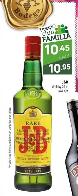 Coviran J&B Whisky oferta