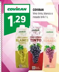 Coviran COVIRAN Vino tinto, blanco o rosado brik oferta
