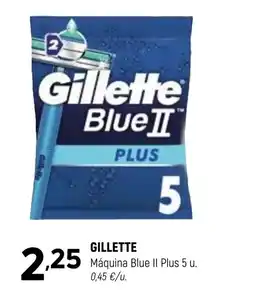 Coviran GILLETTE Máquina Blue II Plus 5 u oferta