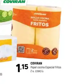 Coviran COVIRAN Papel cocina Especial fritos 2 u. oferta