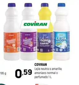 Coviran COVIRAN Lejía neutra o amarilla; amoniaco normal o perfumado oferta