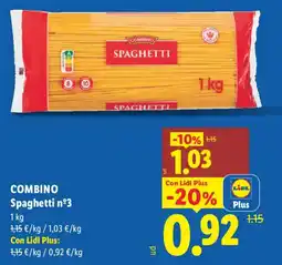 Lidl COMBINO Spaghetti nº3 oferta
