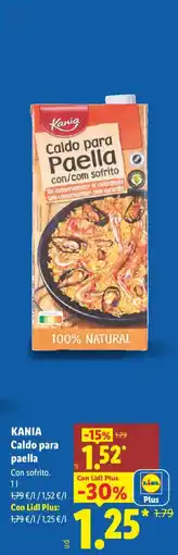 Lidl KANIA Caldo para paella oferta