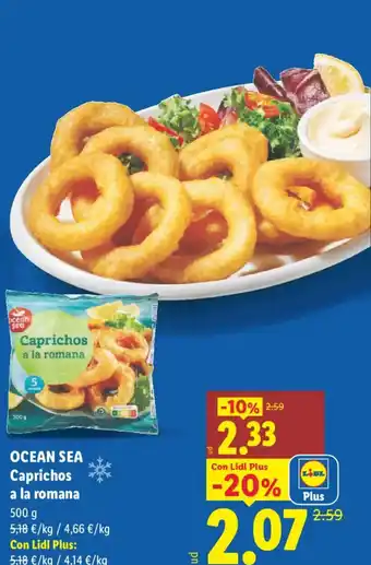 Lidl OCEAN SEA Caprichos a la romana oferta