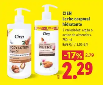 CIEN Leche corporal hidratante
