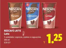 Lidl NESCAFÉ LATTE Latte oferta