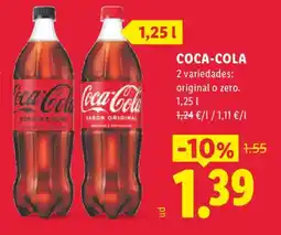 Lidl COCA-COLA oferta