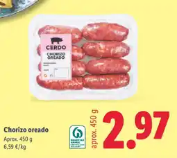 Lidl Chorizo oreado oferta