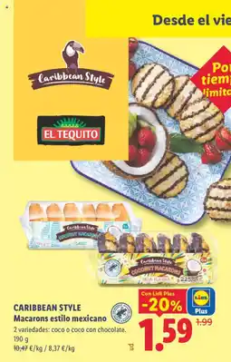 Lidl CARIBBEAN STYLE Macarons estilo mexicano oferta
