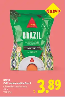 Lidl DELTA Café tostado molido Brazil oferta