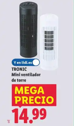 Lidl TRONIC Mini ventilador de torre oferta