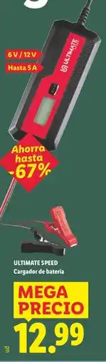 Lidl ULTIMATE SPEED Cargador de batería oferta
