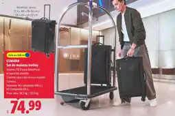 Lidl ESMARA Set de maletas trolley oferta