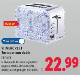 Lidl SILVERCREST Tostador con doble ranura oferta