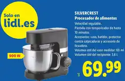 Lidl SILVERCREST Procesador de alimentos oferta