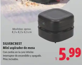 SILVERCREST Mini aspirador de mesa