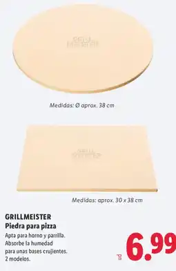 Lidl GRILLMEISTER Piedra para pizza oferta