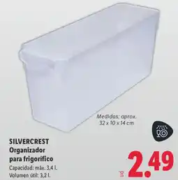 Lidl SILVERCREST Organizador para frigorífico oferta