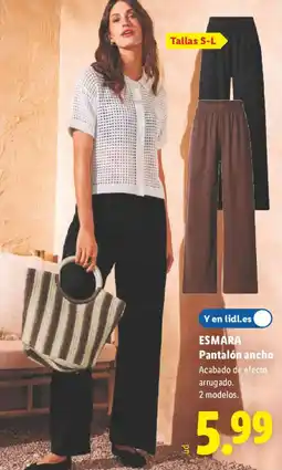 Lidl ESMARA Pantalón ancho oferta